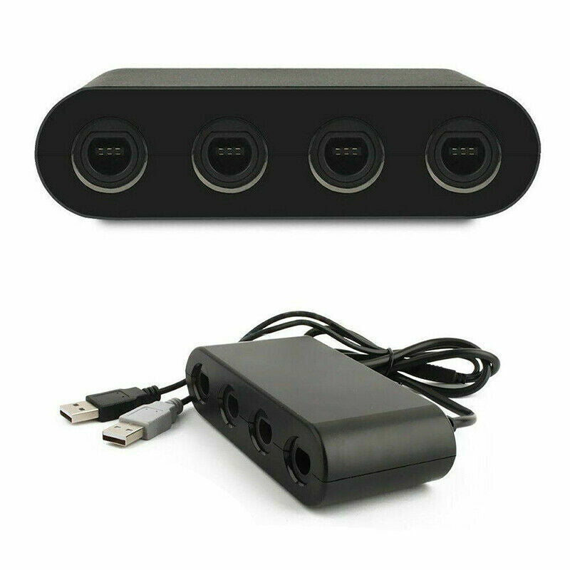 GameCube Controller Adapter 4 Port For Nintendo Switch Wii U & PC USB