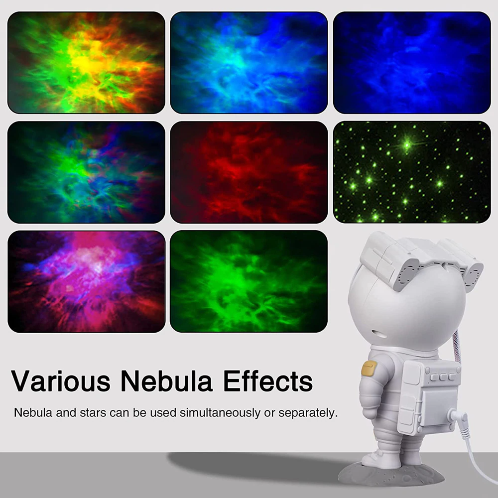 Astronaut Projector Galaxy Starry Sky Night Light Ocean Star LED Lamp