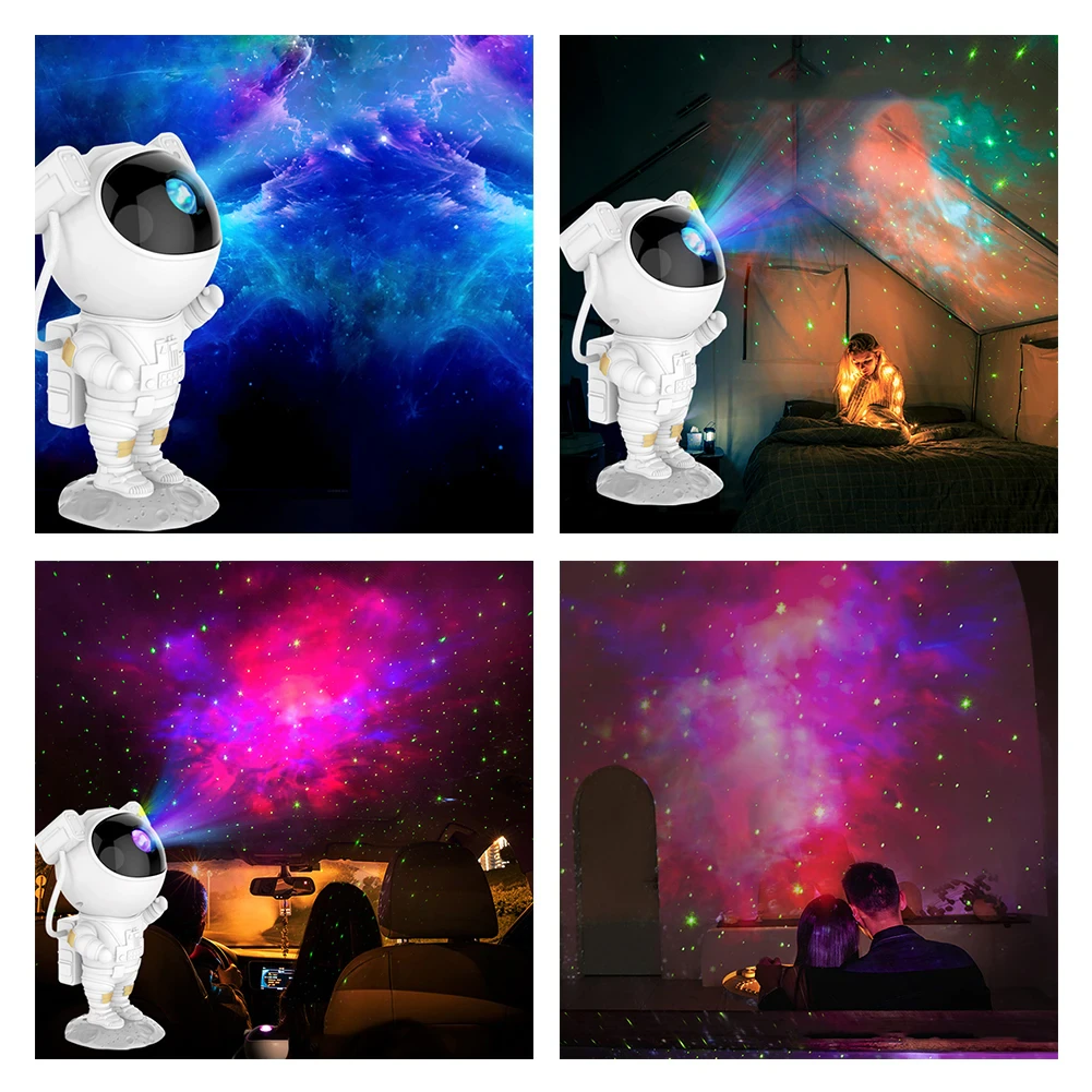 Astronaut Projector Galaxy Starry Sky Night Light Ocean Star LED Lamp