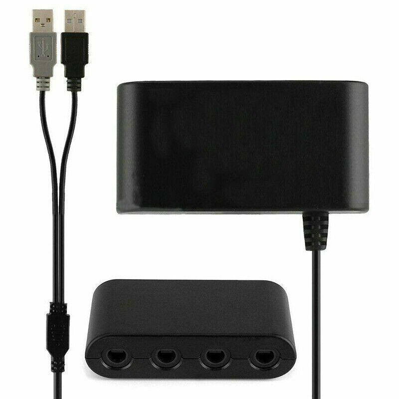 GameCube Controller Adapter 4 Port For Nintendo Switch Wii U & PC USB