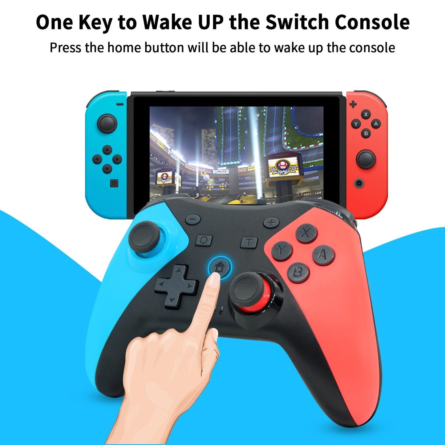 For Nintendo Switch Wireless Pro Controller Gamepad Joypad Joystick