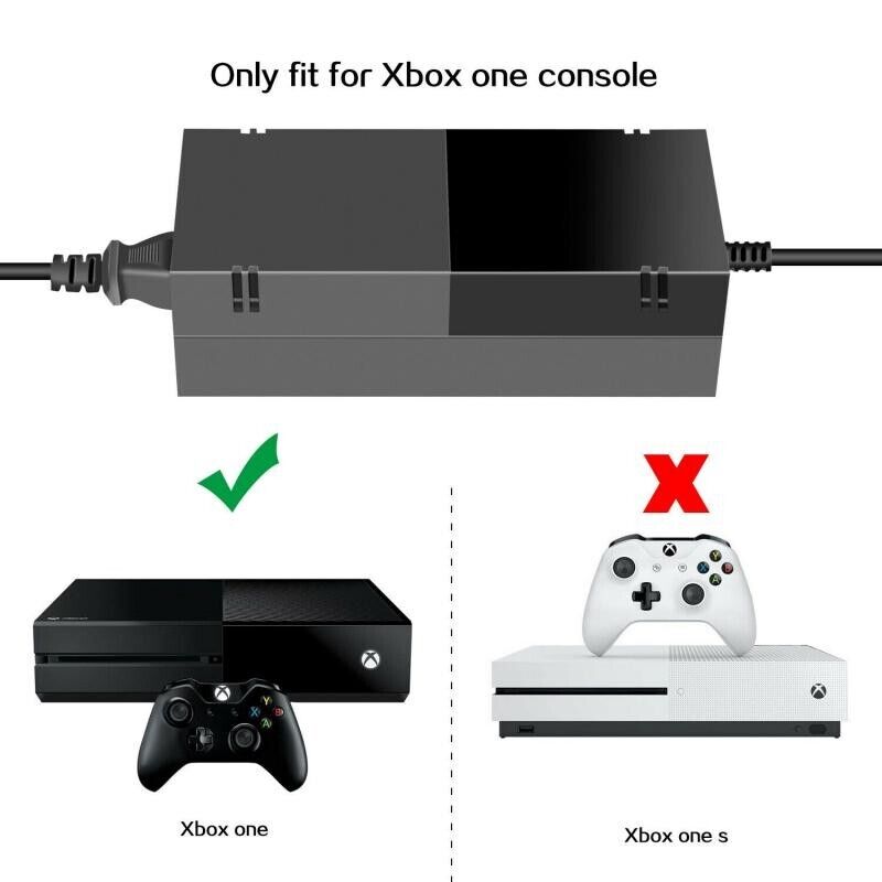 For Microsoft XBOX ONE Console AC Adapter Brick Charger Power Supply