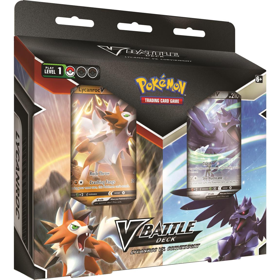 Pokemon Lycanroc vs. Corviknight - V Battle Deck Trading Card Game