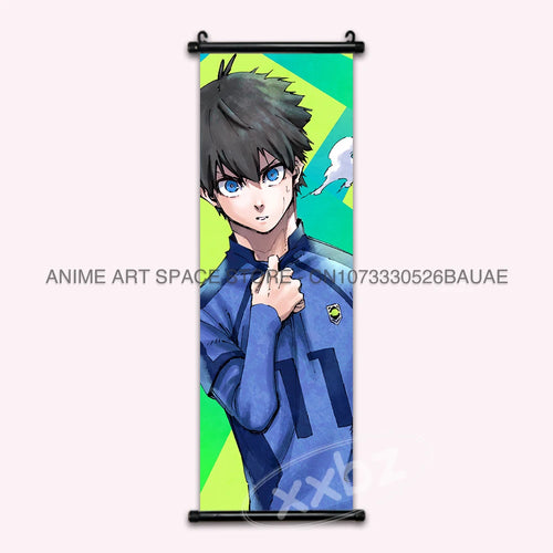 Blue Lock Hanging Painting Anime Poster Reo Mikage Wall Art Canvas