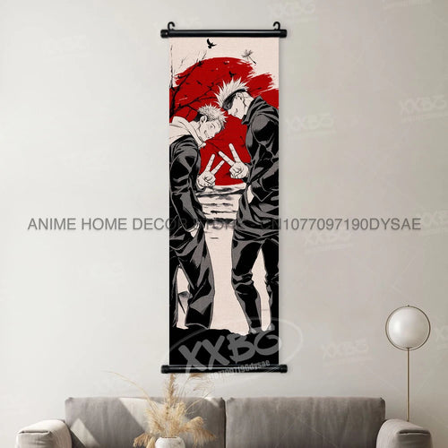 Jujutsu Kaisen Posters Gojo Satoru Canvas Scrolls Picture Panda Home