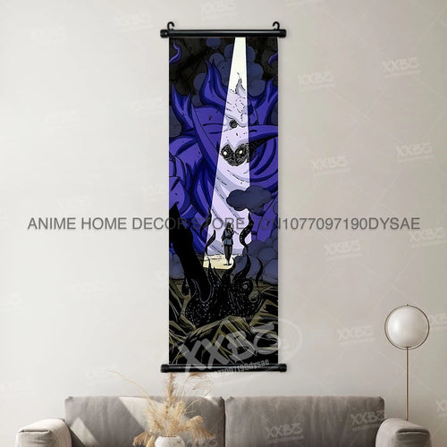 Uzumaki Naruto Posters Sasuke Home Decor Uchiha Madara Hanging