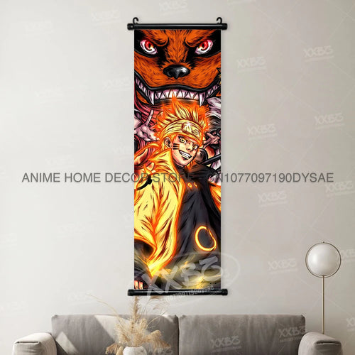 Uzumaki Naruto Posters Sasuke Home Decor Uchiha Madara Hanging