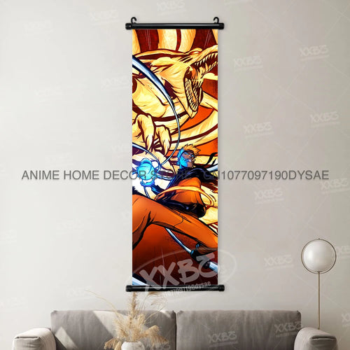 Uzumaki Naruto Posters Sasuke Home Decor Uchiha Madara Hanging