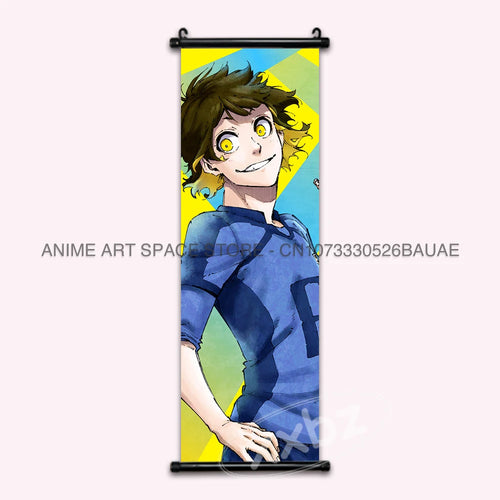 Blue Lock Hanging Painting Anime Poster Reo Mikage Wall Art Canvas