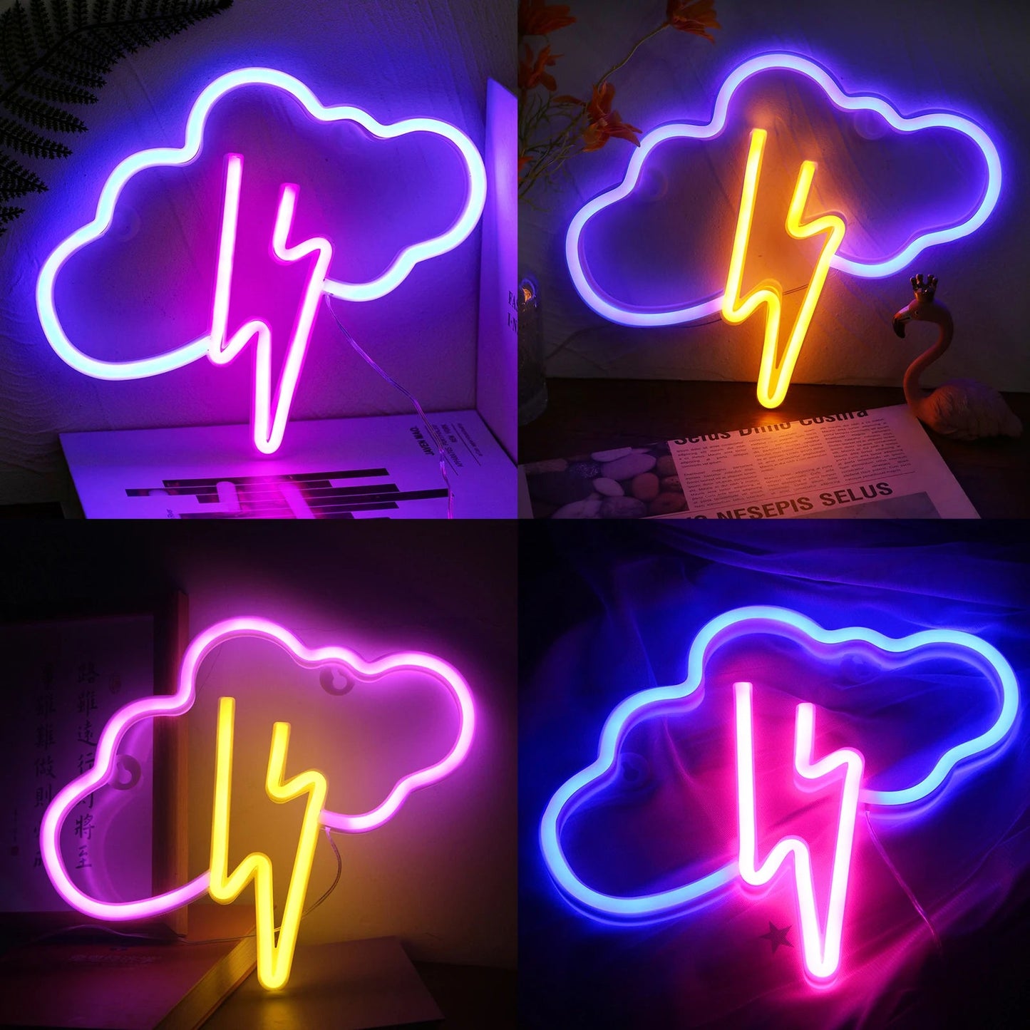 Heart Valentines Day LED Neon Signs Lightning Gaming Room Decoration