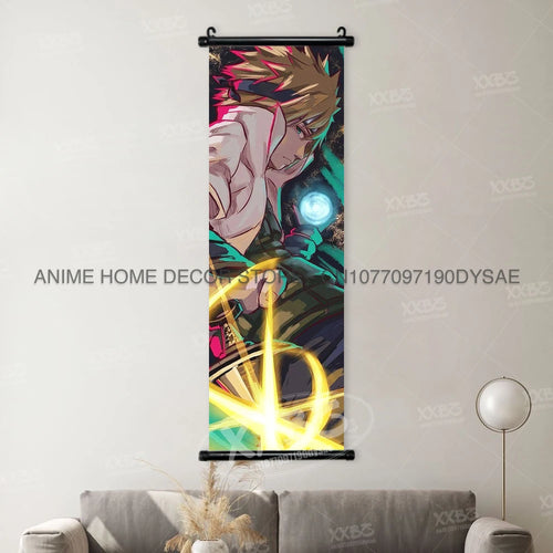 Uzumaki Naruto Posters Sasuke Home Decor Uchiha Madara Hanging