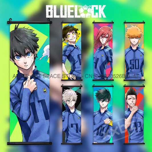 Blue Lock Hanging Painting Anime Poster Reo Mikage Wall Art Canvas