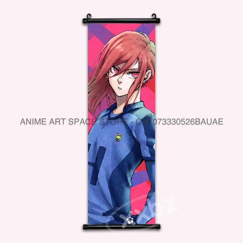 Blue Lock Hanging Painting Anime Poster Reo Mikage Wall Art Canvas