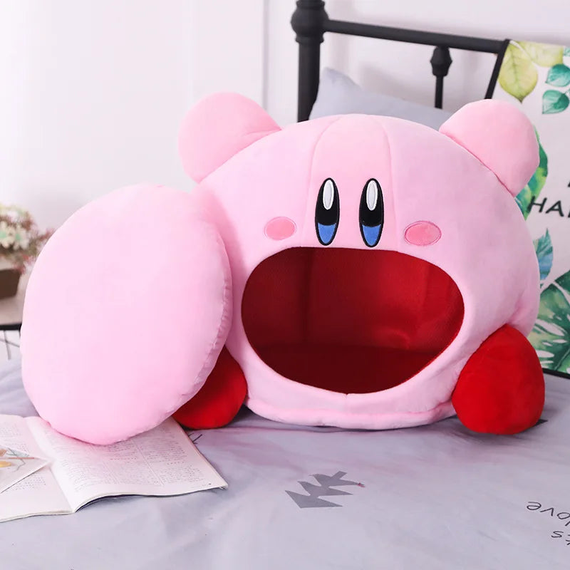 Anime Games Kirby Peripheral Doll Funny Nap Pillow Soft Pet Cat Nest