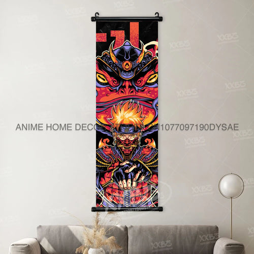 Uzumaki Naruto Posters Sasuke Home Decor Uchiha Madara Hanging