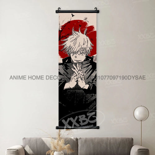 Jujutsu Kaisen Posters Gojo Satoru Canvas Scrolls Picture Panda Home