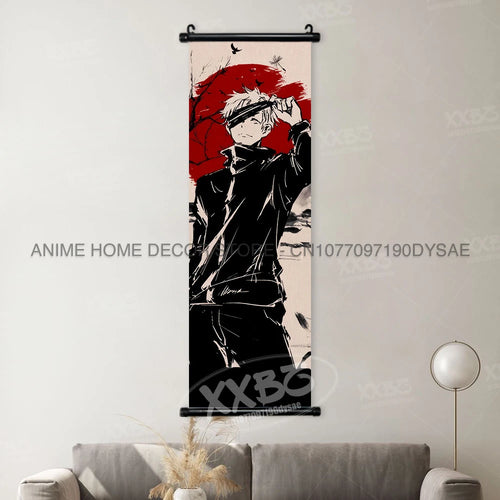 Jujutsu Kaisen Posters Gojo Satoru Canvas Scrolls Picture Panda Home