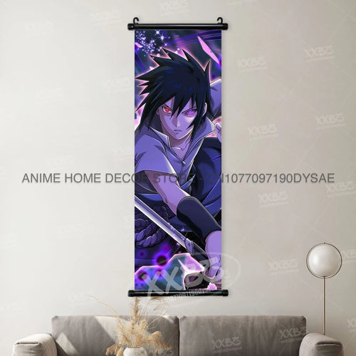 Uzumaki Naruto Posters Sasuke Home Decor Uchiha Madara Hanging