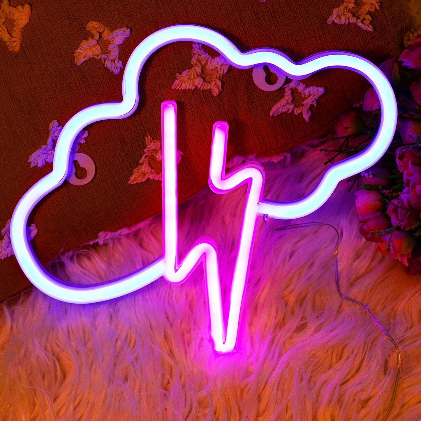 Heart Valentines Day LED Neon Signs Lightning Gaming Room Decoration