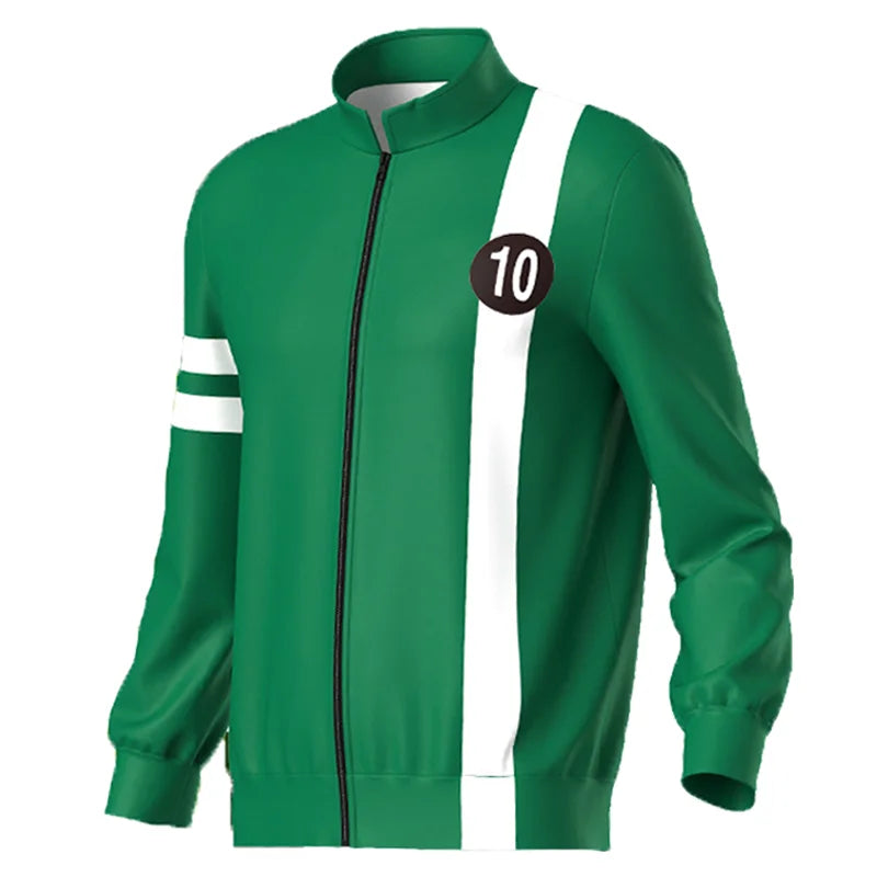 Anime Ben10 Alien Force Ben Tennyson Cosplay Unisex Sweatshirt Jacket