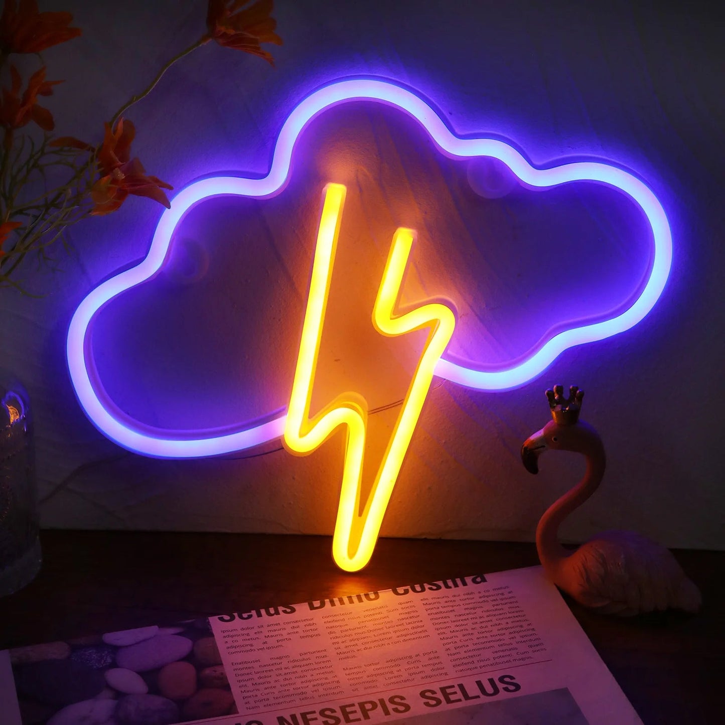 Heart Valentines Day LED Neon Signs Lightning Gaming Room Decoration