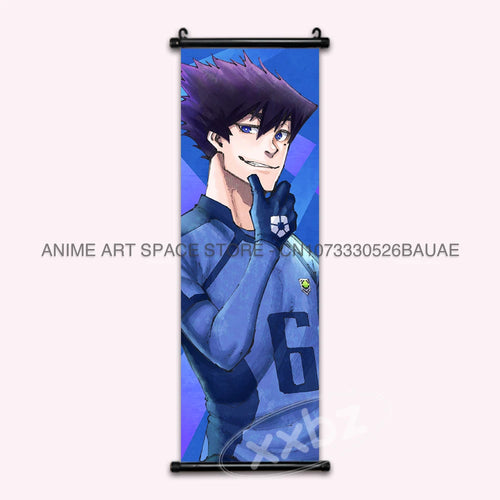 Blue Lock Hanging Painting Anime Poster Reo Mikage Wall Art Canvas