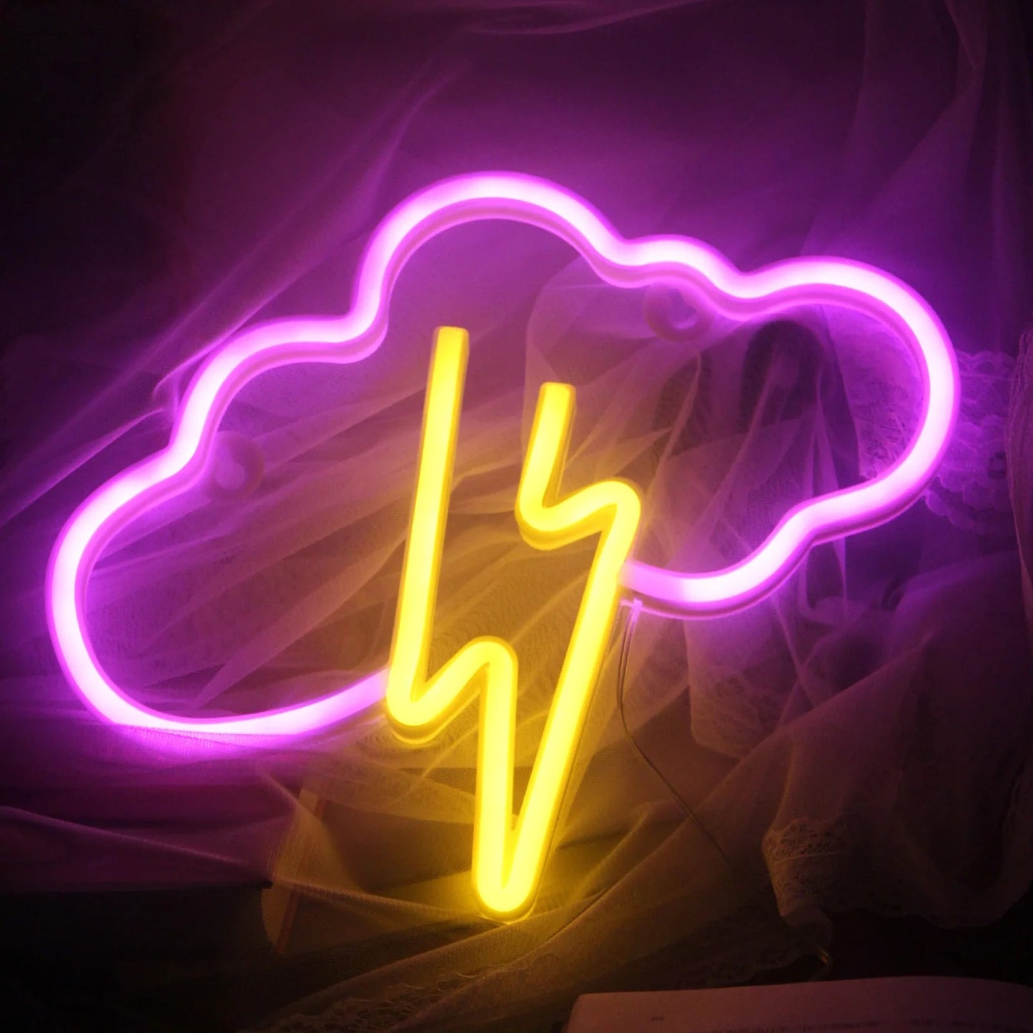 Heart Valentines Day LED Neon Signs Lightning Gaming Room Decoration