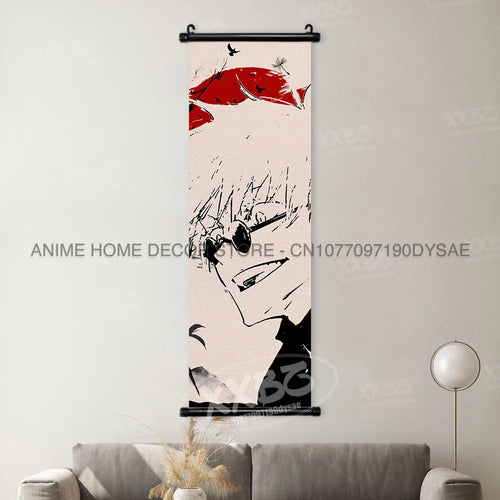 Jujutsu Kaisen Posters Gojo Satoru Canvas Scrolls Picture Panda Home