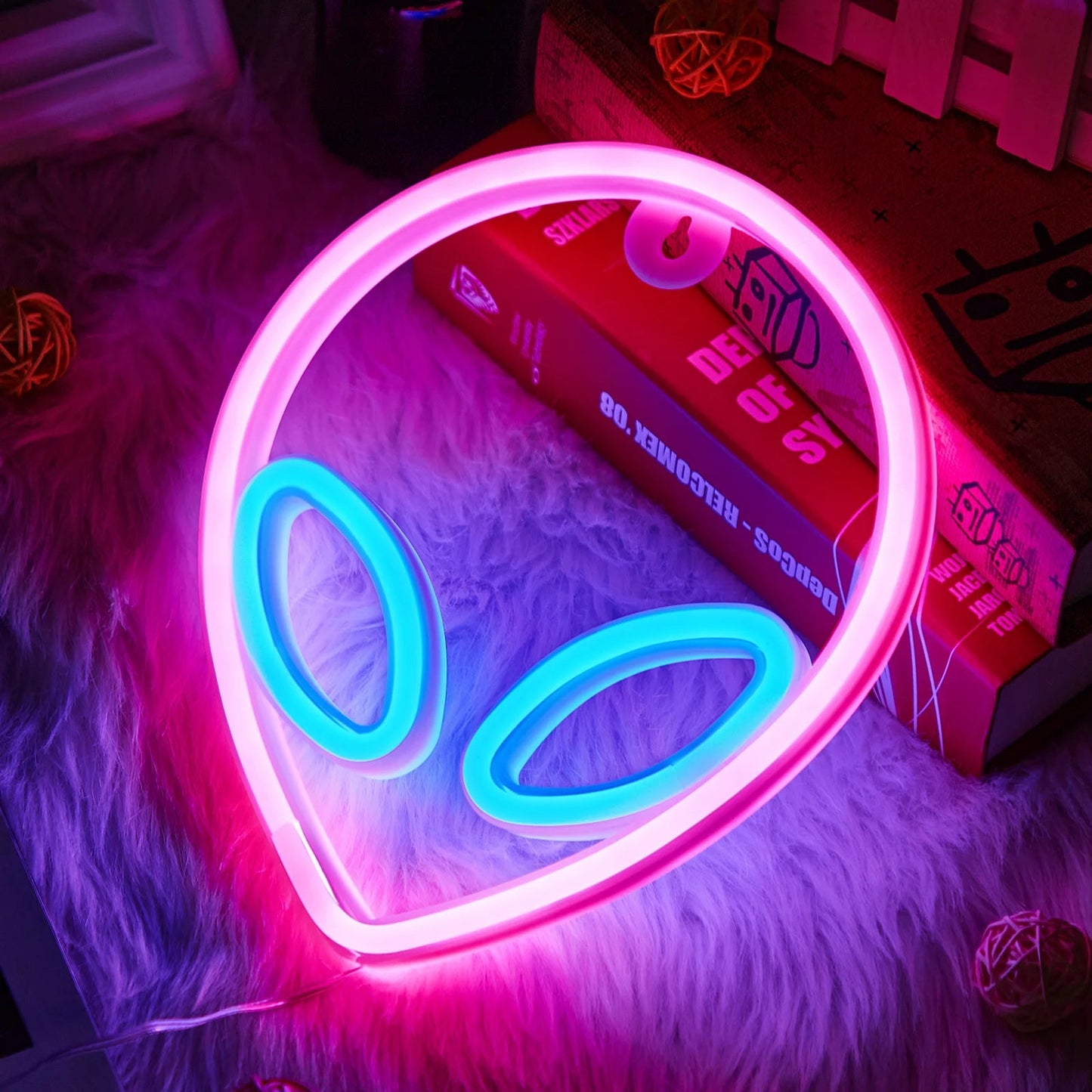 Heart Valentines Day LED Neon Signs Lightning Gaming Room Decoration