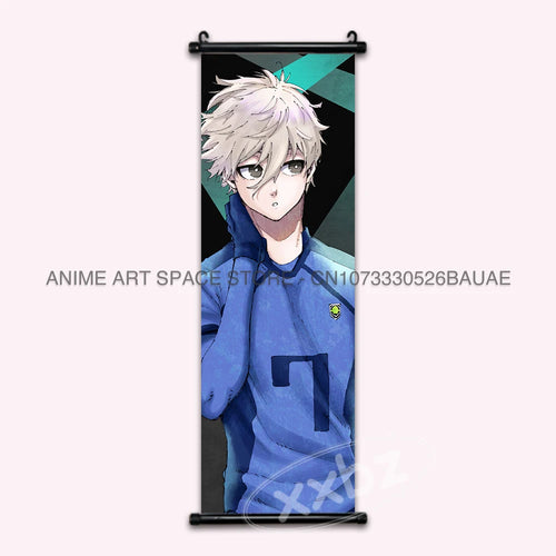 Blue Lock Hanging Painting Anime Poster Reo Mikage Wall Art Canvas