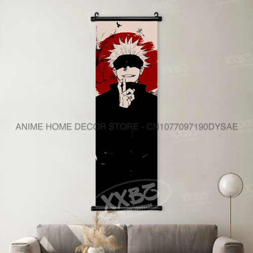 Jujutsu Kaisen Posters Gojo Satoru Canvas Scrolls Picture Panda Home