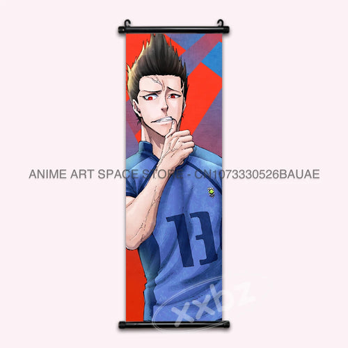 Blue Lock Hanging Painting Anime Poster Reo Mikage Wall Art Canvas