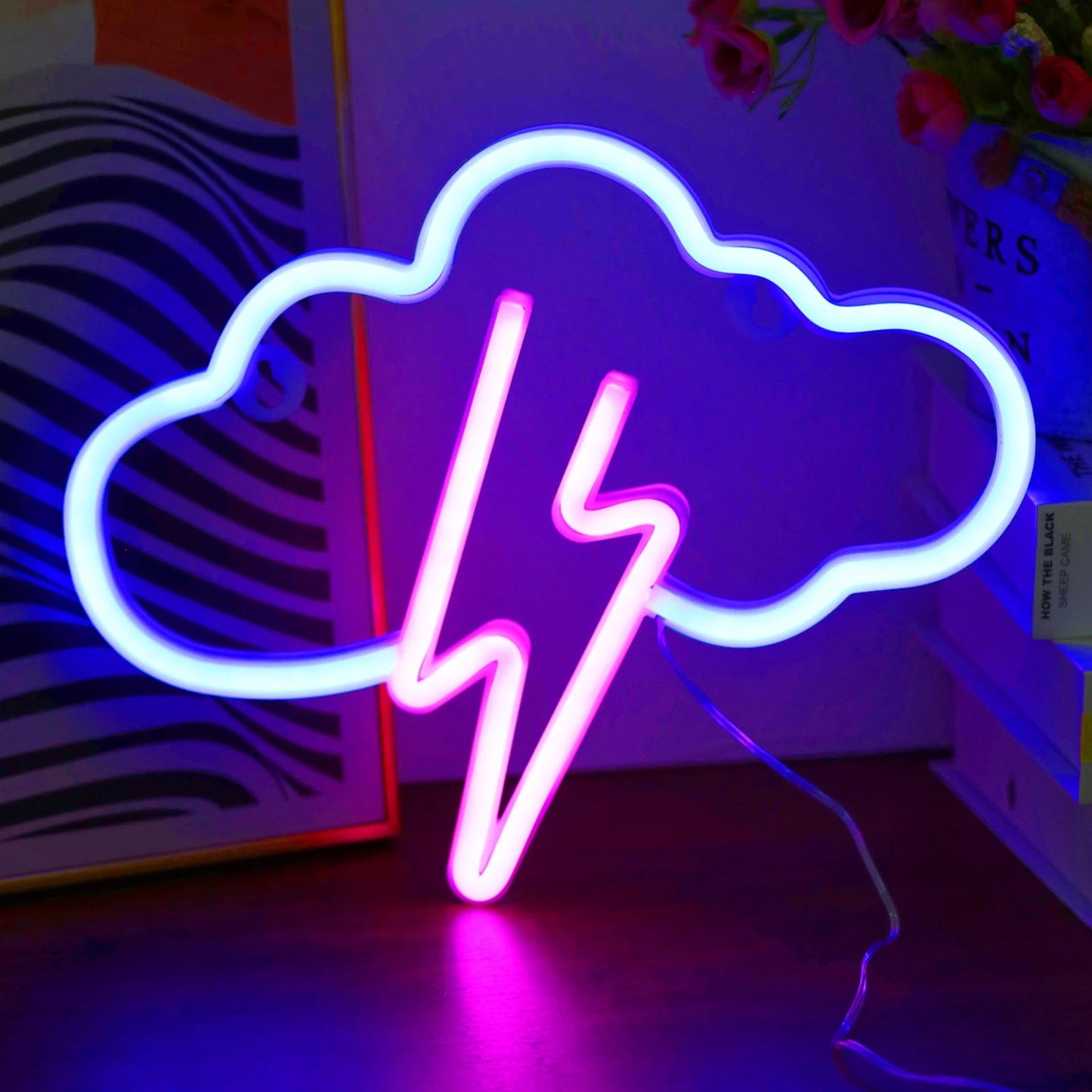 Heart Valentines Day LED Neon Signs Lightning Gaming Room Decoration