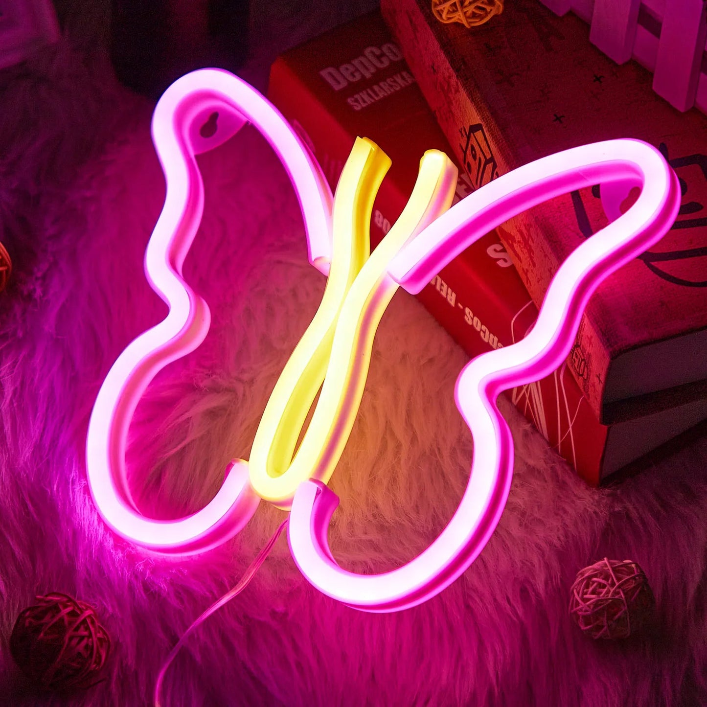 Heart Valentines Day LED Neon Signs Lightning Gaming Room Decoration