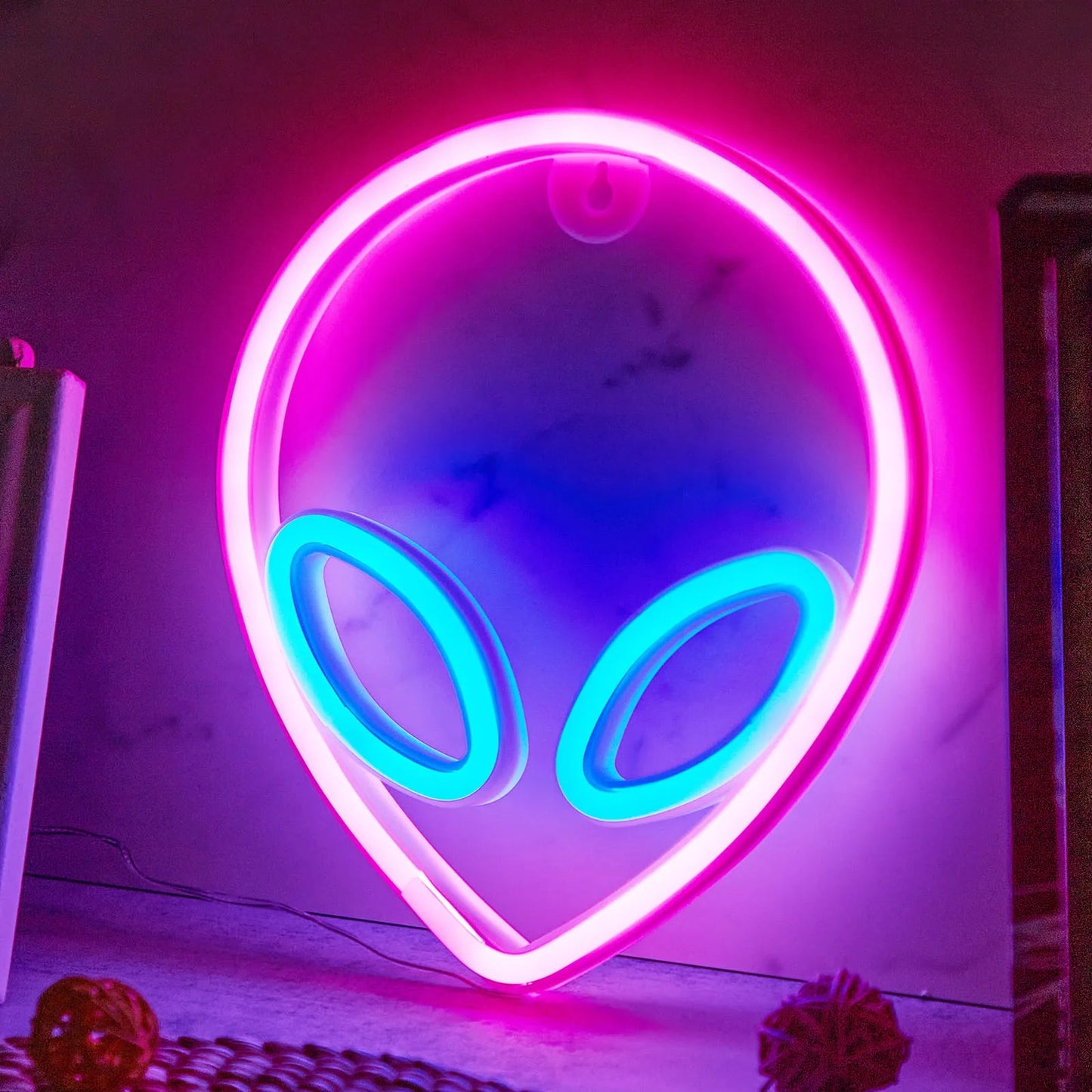 Heart Valentines Day LED Neon Signs Lightning Gaming Room Decoration