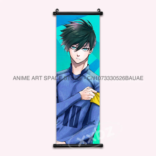 Blue Lock Hanging Painting Anime Poster Reo Mikage Wall Art Canvas