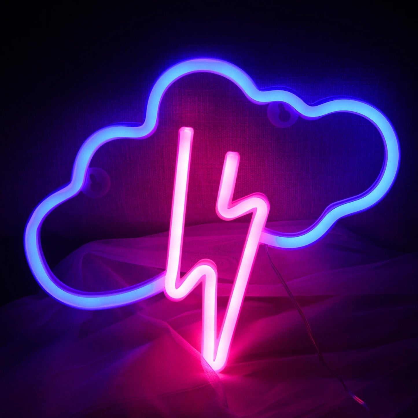 Heart Valentines Day LED Neon Signs Lightning Gaming Room Decoration