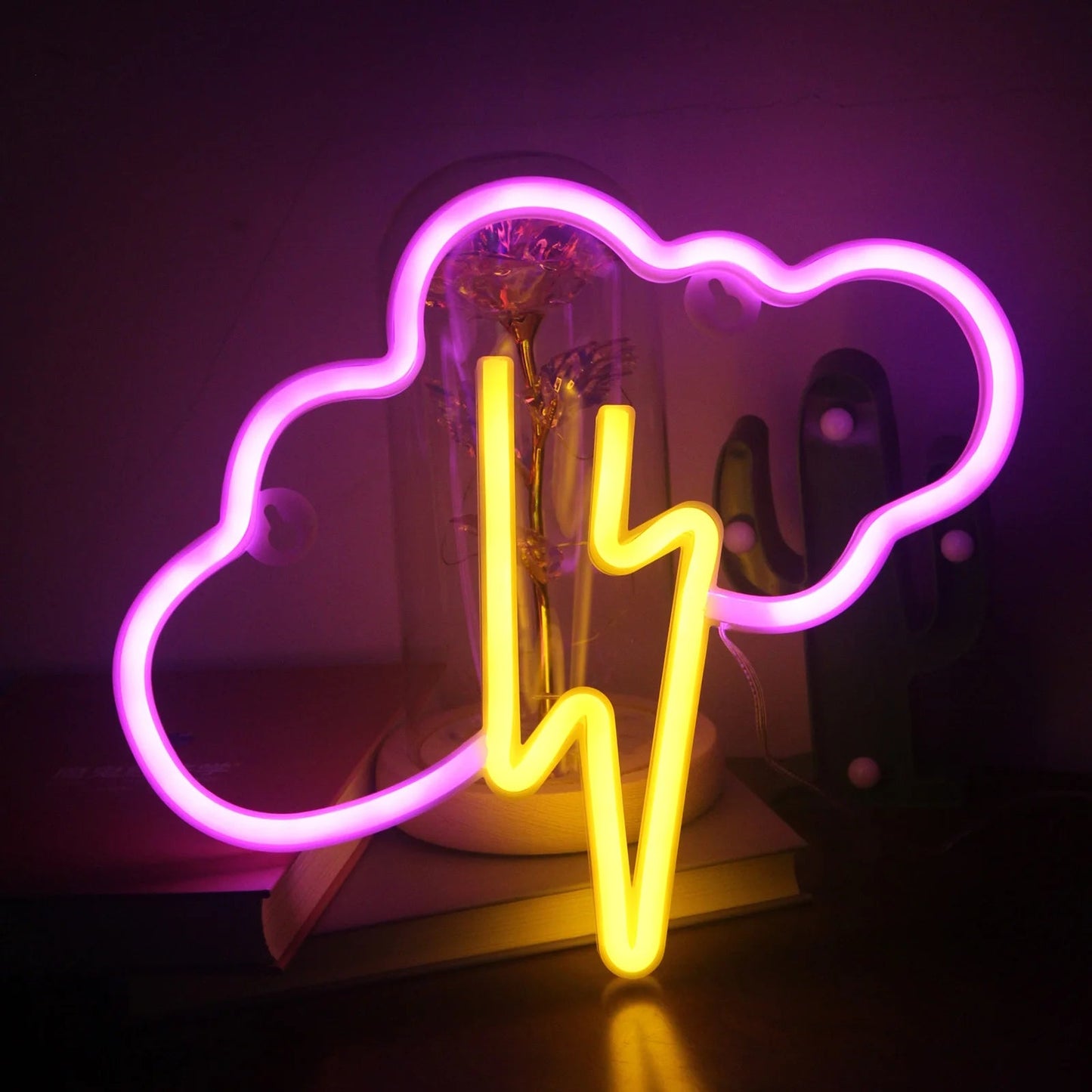 Heart Valentines Day LED Neon Signs Lightning Gaming Room Decoration