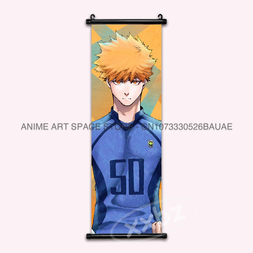 Blue Lock Hanging Painting Anime Poster Reo Mikage Wall Art Canvas