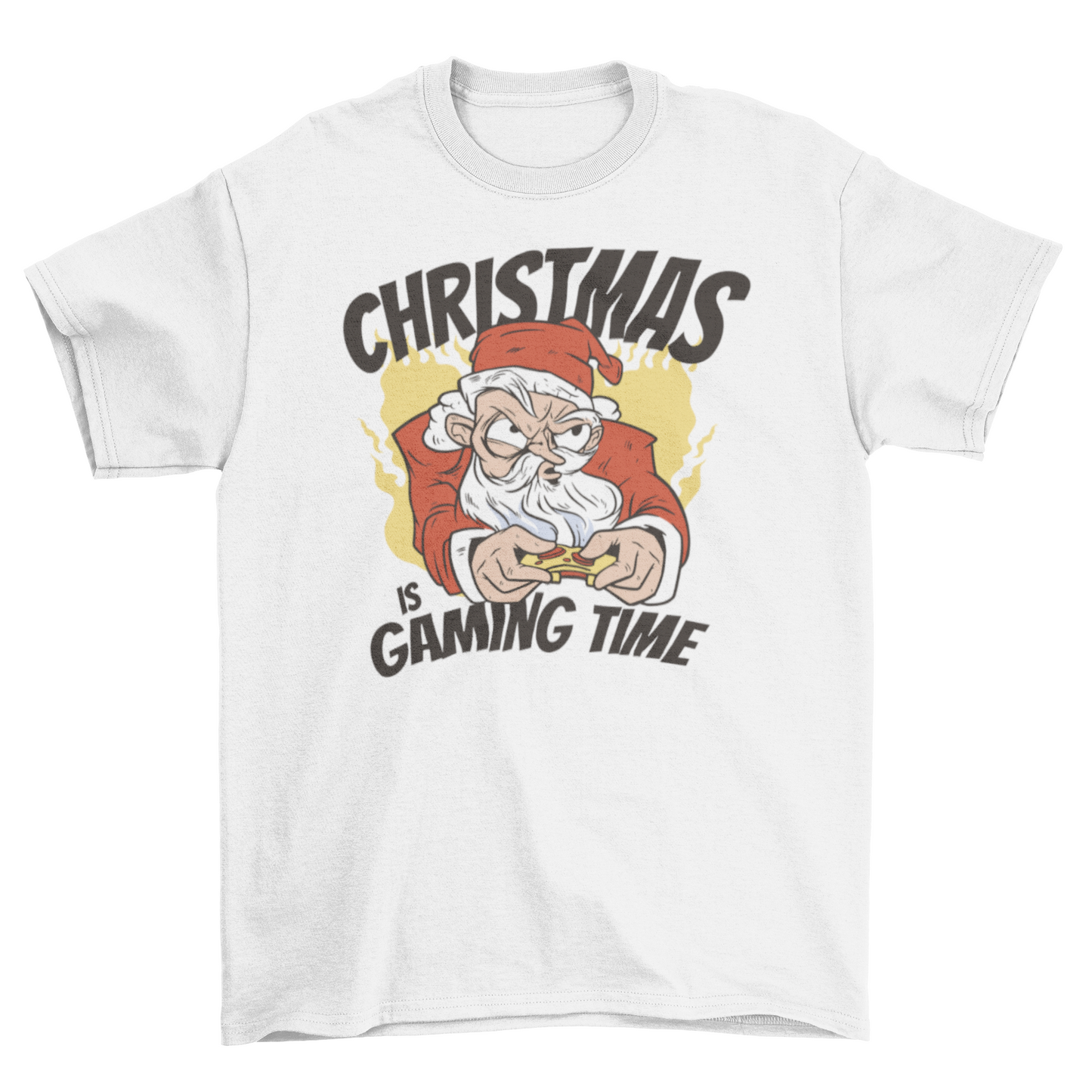 Gaming Santa Christmas t-shirt