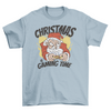 Gaming Santa Christmas t-shirt