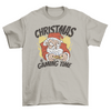 Gaming Santa Christmas t-shirt