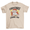 Gaming Santa Christmas t-shirt