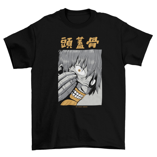 Japanese Dark Creepy Horror anime monster creature Halloween T-shirt