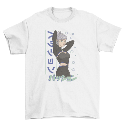 Gaming anime girl t-shirt