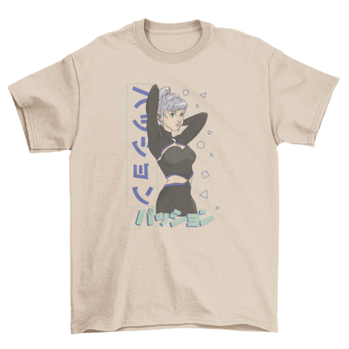 Gaming anime girl t-shirt