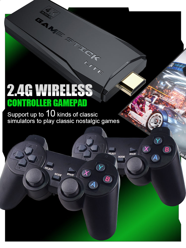 HD 2.4G Double Wireless Gamepad Video Game Console 10000 Games Stick