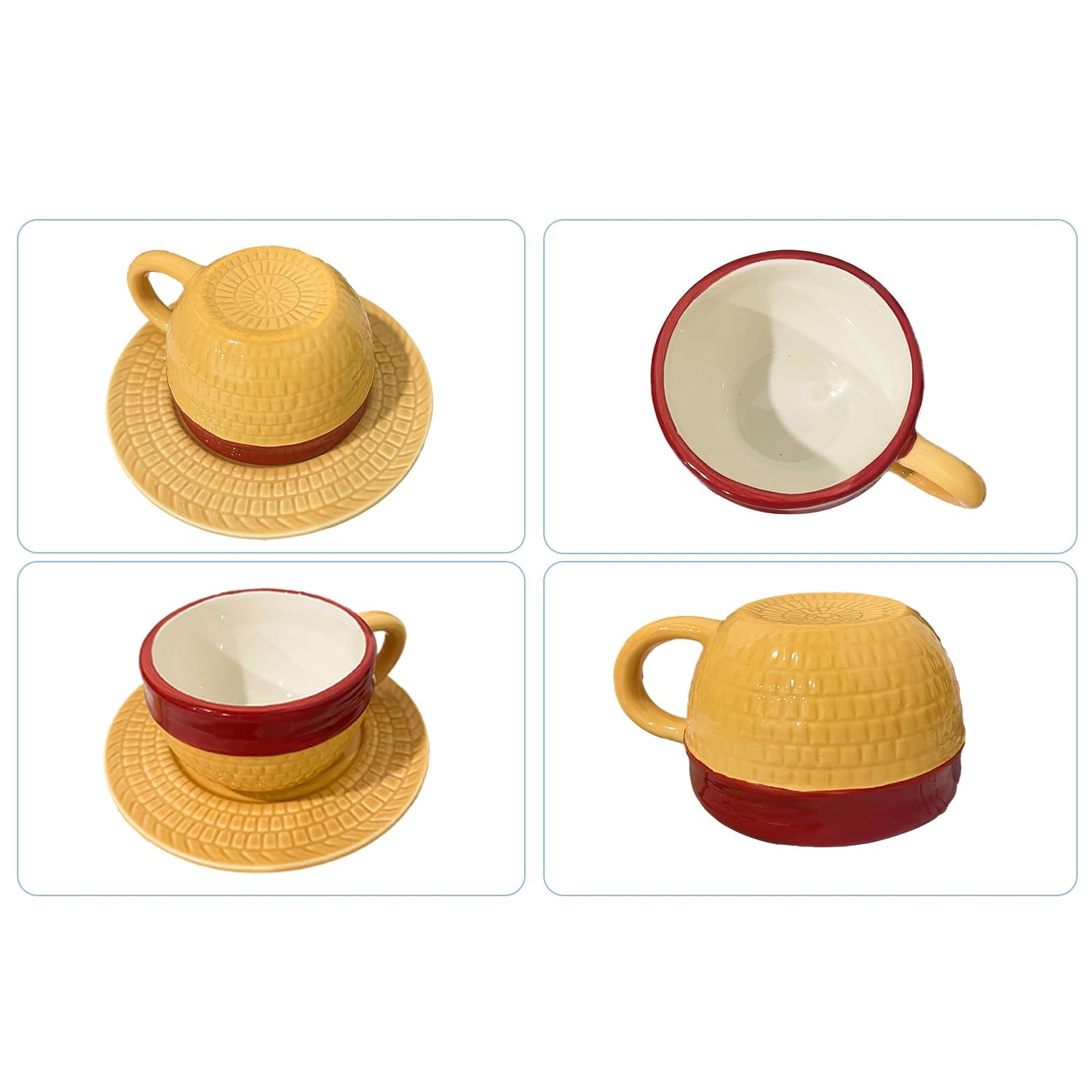 One Piece Anime Novelty Coffee Mugs Luffy Hat Coffee Cup Fans Gfits