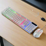Ninja Dragons Z9i USB Wired Light Up Gaming Keyboard and Mouse Set