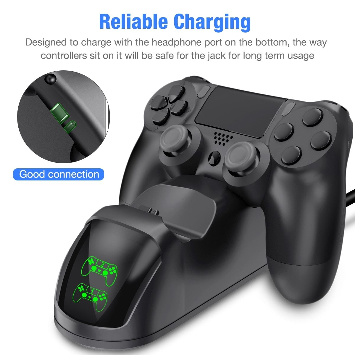 Controller Charger Stand For PS4 Fast Charging Station For Playstation